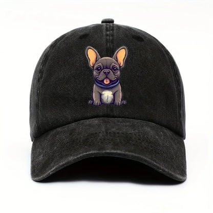 Fantasy Dog Print Cotton Baseball Cap Unisex