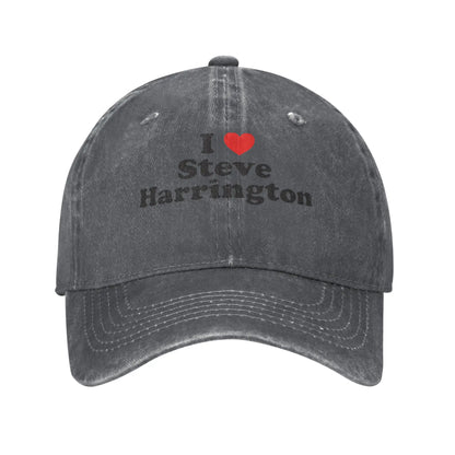 Steve Harrington Washed Print Baseball Cap
