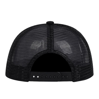Uncle Beard Embroidery Hip Hop Mesh Snapback Cap