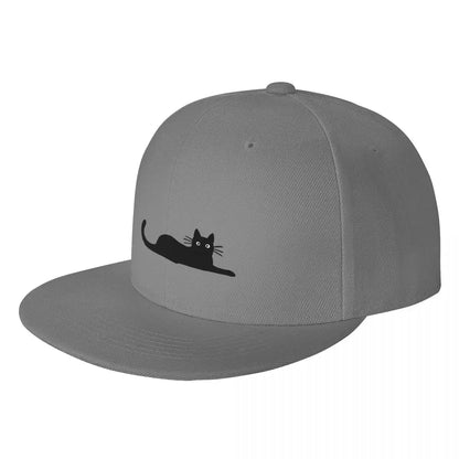 Black Cat Fashion Breathable Snapback Cap