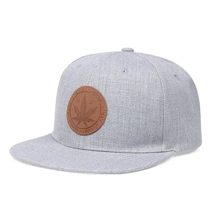Maple Leaf Embroidery Snapback Baseball Cap