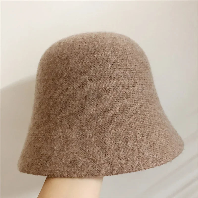 Japanese Wool Vintage Warm Bucket Hat