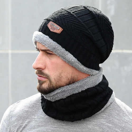 Knitted Wool Winter Beanie Hat