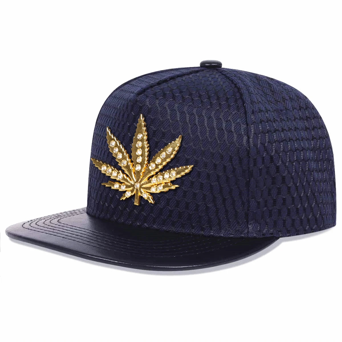 Diamond Hemp Leaf Baseball Cap