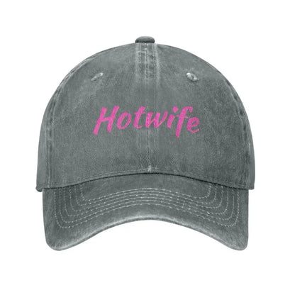 Pink Hotwife Fashion Visor Baseball Cap