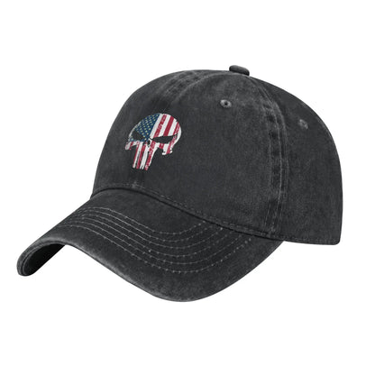 Punisher Skull Hip Hop Snapback Cap