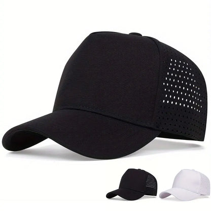 Unisex Solid Color Breathable Baseball Caps