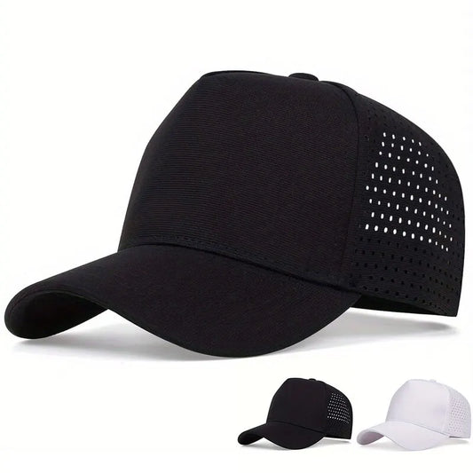 Unisex Solid Color Breathable Baseball Caps