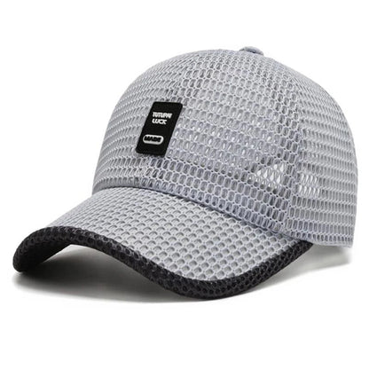 Label Mesh Breathable Baseball Caps Spring