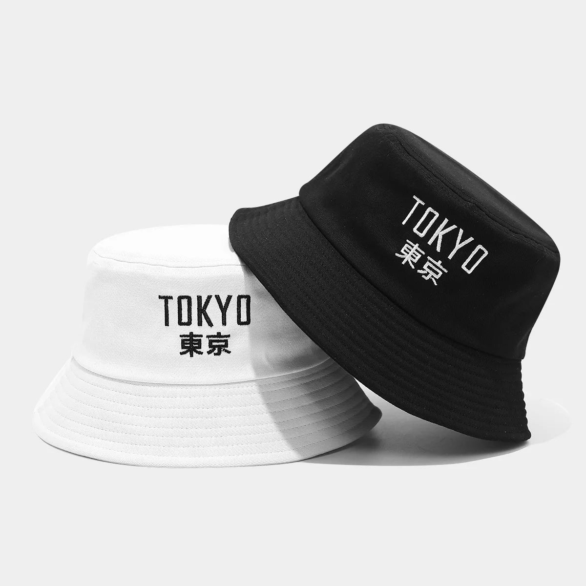 Tokyo Custom Text Cotton Fashion Trend Bucket Hat