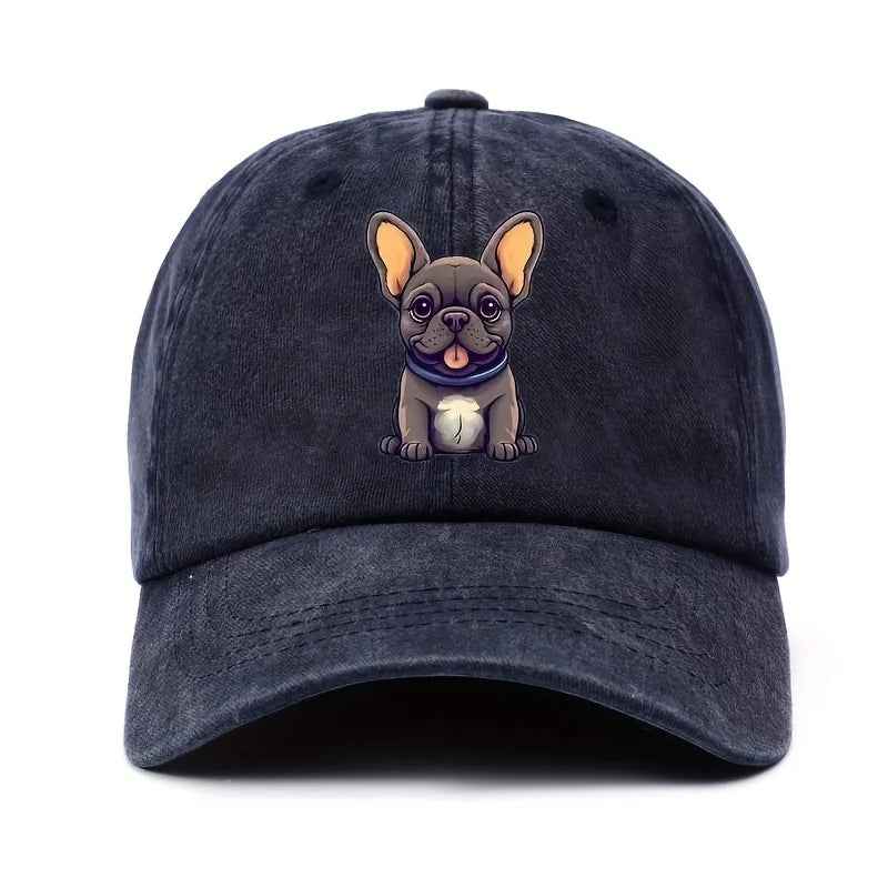 Fantasy Dog Print Cotton Baseball Cap Unisex